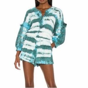 Something Navy Tie Dye romper